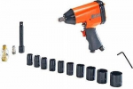 Pneumatinis smūginis veržliaraktis Black&Decker, be akumuliatoriaus ir įkroviklio