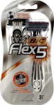 Skustuvas Bic Flex 5 + skutimosi galvutės 3 vnt.