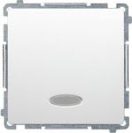 Jungiklis Simon Basic su Led indikacija, baltas