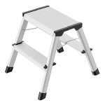 Sulankstoma kėdė-kopėčios D60 StandardLine / aliuminis / 2 x 2 pakopos