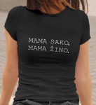 Mar&scaron;kinėliai moterims Mama sako, mama žino, juodi, S