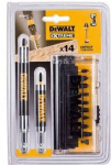 Sukimo antgalių rinkinys DeWalt DT70512T-QZ, 14 vnt.