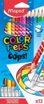 Spalvotas pie&scaron;tukas ColorPeps Oops! 12vnt. su gumele