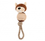 Kamuolys su virve Comfy Wolfie, 13.5x29 cm