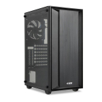 Kompiuterio Korpusas - iBox CETUS 906 ATX Midi Tower 29cm GPU 16cm CPU Au&scaron;intuvas Juodas