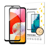 Grūdintas stiklas 9H su juodu rėmeliu Samsung A15 / A15 5G