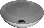 Stiklinis praustuvas Mexen Mira, White