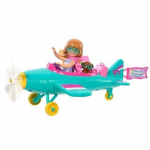 Barbie Chelsea lėktuvo žaislų rinkinys su lėlyte ir aksesuarais