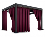 Sodo užuolaida Mariall ZMOT-12, 155x220 cm, bordo spalvos