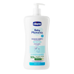 Kūno prausiklis Chicco Baby Moments 0m+ &scaron;velnus, nedirginantis akių, 750 ml
