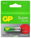 Baterijos super alkaline, AA, 5 vnt.