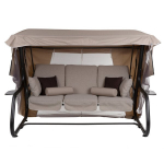 Lauko sūpynės su tinkleliu nuo uodų Patio Venezia Lux D048-05FB, smėlio spalvos