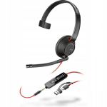 Poly Blackwire 5210 Usb-c ausinės su 3,5 mm jungtimi