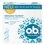 Higieniniai tamponai O.B. ProComfort Normal, 64 vnt.