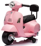 Vienvietis vaiki&scaron;kas elektrinis motoroleris Vespa, rožinis