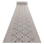 Kilimėliai sizalis FLOORLUX dizainas 20079 sidabras / juoda 200 cm