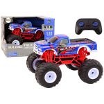 Nuotoliniu būdu valdomas automobilis Off-Road Remote Controlled Car 2.4G RC 1:12 Truck Blue