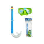 Plaukimo / nardymo rinkinys vaikams, mėlynas/žalias