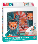 Kūdikių pėdų ir rankų bar&scaron;kučių rinkinys Ludi