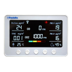 Vidaus oro kokybės monitorius 8 in 1 Akers AT759