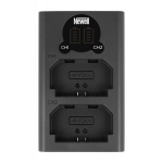 Dviejų kanalų įkroviklio rinkinys ir NP-FZ100 baterija Newell DL-USB-C, skirta Sony