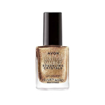 Nagų lakas su blizgučiais Avon Sparkling Crystals, Bronze Obsession, 10 ml