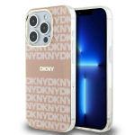 Coque - DKNY IML Mono & Stripe - MagSafe - Rožinė - Maksimali apsauga
