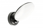 LED fasado &scaron;viestuvas su judesio jutikliu TERRO, 10W, 1200lm, IP54, AC220-240V, 50/60Hz, 4000K, juodas, LD-TER10WBPIR-10