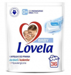Lovela Baby skalbimo kapsulės, 36 vnt., Lovela Baby, Pralaidžios skalbiniams, 36 gab.