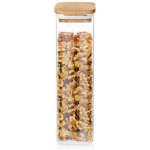 Stiklinis indas biriems produktams su dangteliu 600 ml
