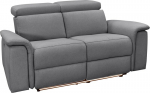 Dvivietė sofa Loft24 Pareli, pilka