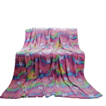 &Scaron;viečianti antklodė 150x200 Arklys rausvame fluo fone
