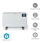 Nedis SmartLife Konvekcinis &scaron;ildytuvas WiFi | 2000W | 3 lygiai