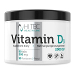 Maisto papildas Hi Tec Health Line Vitamin D, 90 vnt.