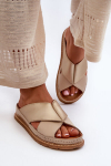 Odinės profiliuotos &scaron;lepetės Maciejka 04986-04 Gold-Beige 32601-21
