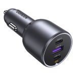 Automobilinis įkroviklis - UGREEN - EC705 - 130 W - 2 USB-C prievadai - 1 USB-A prievadas