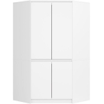Kampinė spinta Akord S100 4D CLP, balta