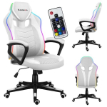 Žaidimų kėdė su porankiais Force 2.5 RGB, balta