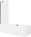 Vonia Mexen Cube su apdaila ir stiklo sienele, 170x80 cm + 70 cm