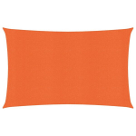 Burė nuo saulės, oranžinės spalvos, 3x5m, hdpe, 160g/m&sup2;