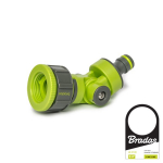 Reguliuojamas adapteris čiaupui Bradas LIME LINE 1" / 3/4"