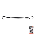 Elastinė guma su kabliukais Bradas FLAT BUNGEE CORD HOOK, 60 cm, 2 vnt.