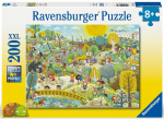 Ravensburger dėlionė 200 detalių Tvarumas