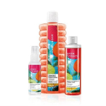 Kosmetikos rinkinys Avon Senses Tropical Mexicana: kūno dulksna, 100 ml + vonios putos, 500 ml + du&scaron;o želė, 250 ml
