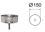 Kondensato nutekėjimas žemyn, D-150 mm.