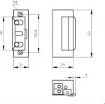Hitch Elektra R4 Be bloko. Simetrinis 24 V