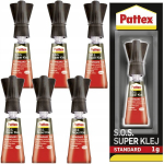 Pattex S.O.S. Super klijai standartiniai 1g x6