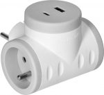 Elektros prailgintuvas su 2 Usb-c/usb-a greituoju įkrovimu