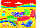 Modeliavimo molis 30 g 6 spalvų - Keyroad, 180g (6colors) modeling clay in box