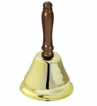 Kalėdinis varpelis, auksinis, 15 cm